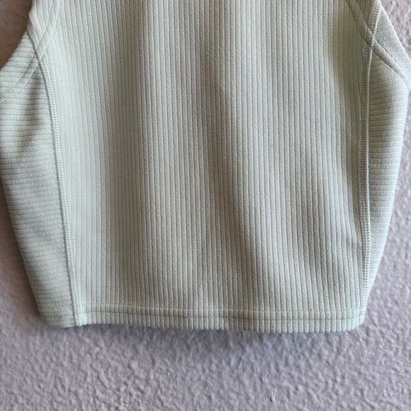 Lululemon Green Ribbed Softstream Cropped Tank - Picture 4 of 10